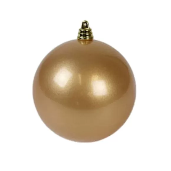 Farrisilk Ball Ornaments>4" Rose Gold Candy Apple Ornament