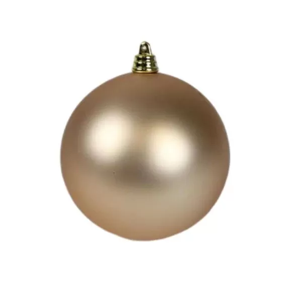 Farrisilk Ball Ornaments>4" Rose Gold Matte Ornament