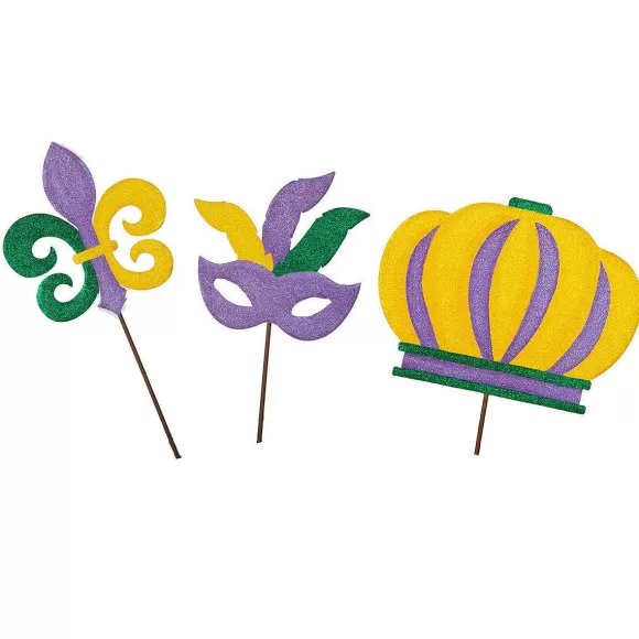 The Round Top Collection Pot Stakes>All Glitter Mardi Gras Icons