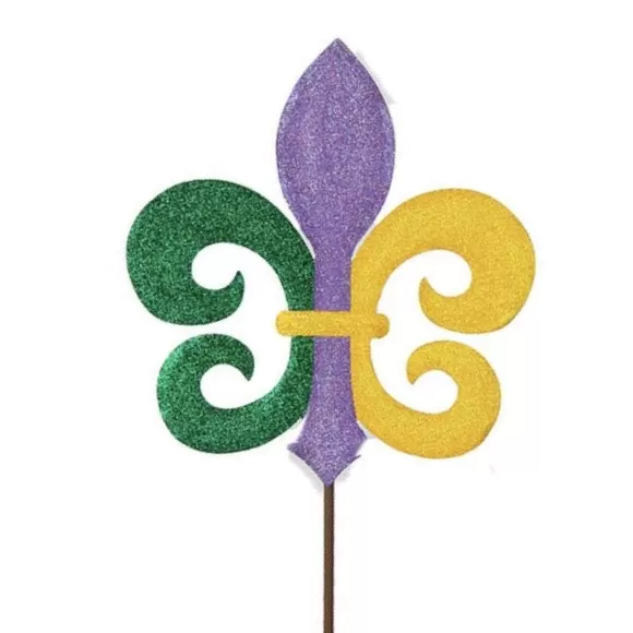 The Round Top Collection Wall Decor>All Glitter Mardi Gras Icons