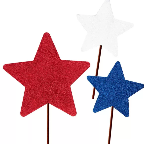 The Round Top Collection Wall Decor>All Glitter Patriotic Star