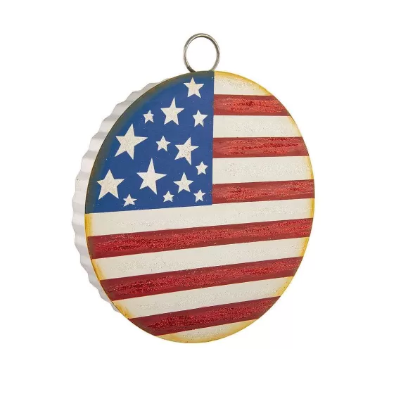 The Round Top Collection Wall Decor>American Flag Charm