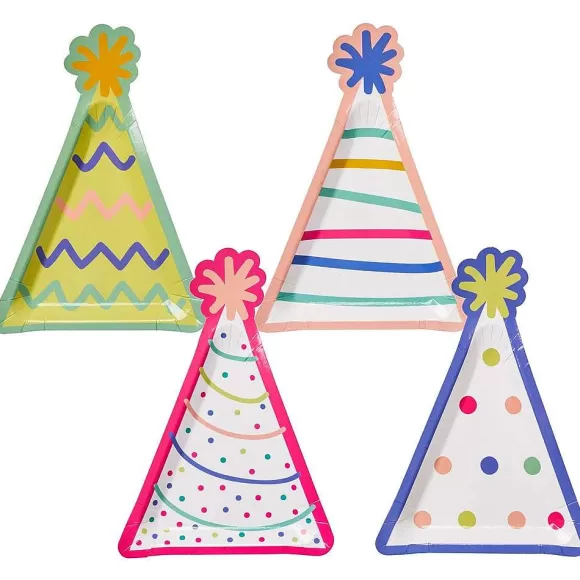 Sophistiplate Celebrate Birthday>Appetizer Plate, Party Hat