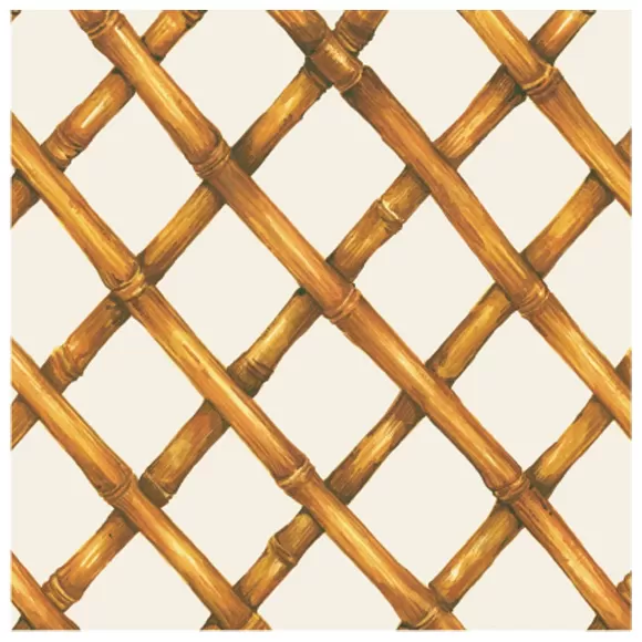 Hester & Cook Kitchen & Dining>Bamboo Lattice Cocktail Napkin Set