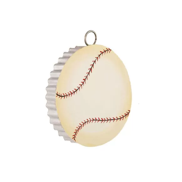 The Round Top Collection Wall Decor>Baseball Charm