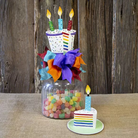 The Round Top Collection Celebrate Birthday>Birthday Cake Finial