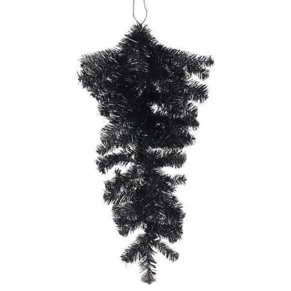 Craig Bachman Door Decor>Black Belgium Spruce Teardrop, 36"