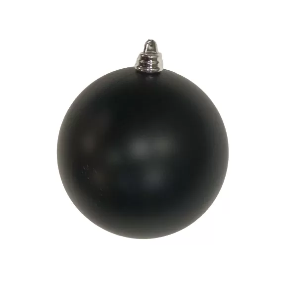 Farrisilk Ball Ornaments>Black Matte Ball Ornament, 8"