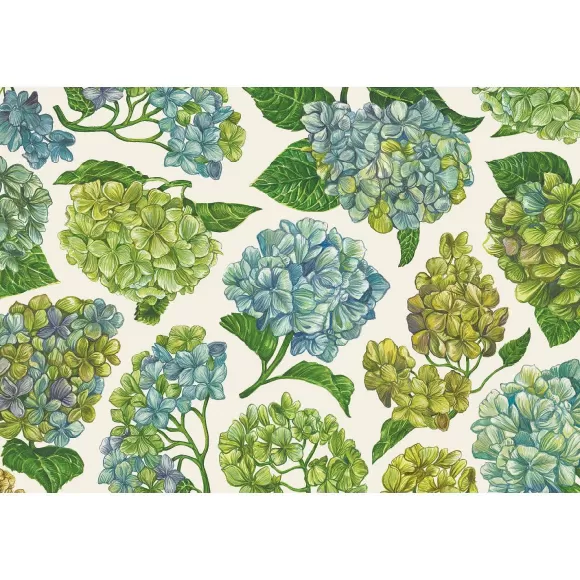 Hester & Cook Kitchen & Dining>Blooming Hydrangeas Placemat Sheets