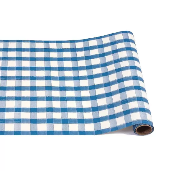 Hester & Cook Kitchen & Dining>Blue Painted Check Runner