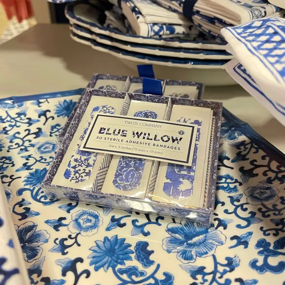 Two's Company Easter>Blue Willow Bandages Gift Box