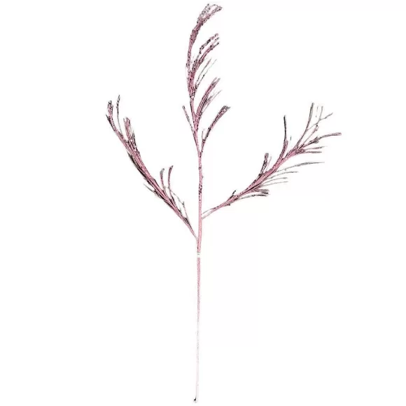 Regency Sprays>Blush Glitter Sequin Pampas Grass, 34"