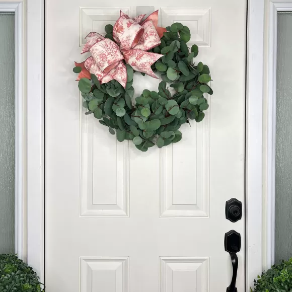 * Creations>Blushing Eucalyptus Wreath