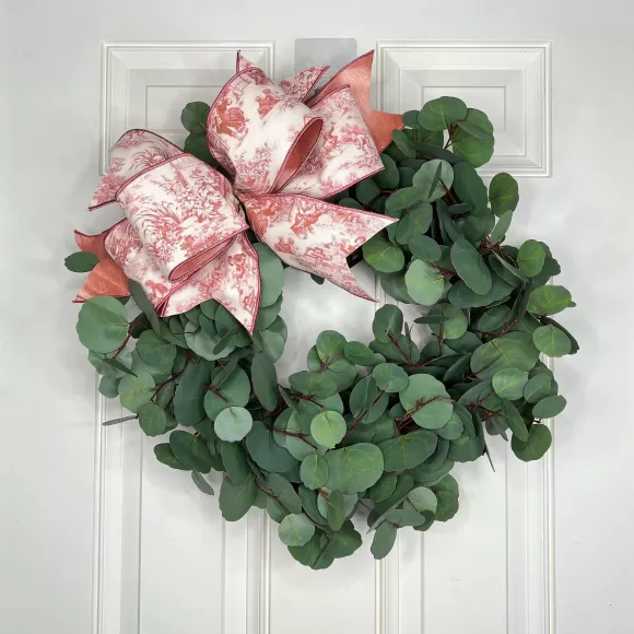 * Spring>Blushing Eucalyptus Wreath