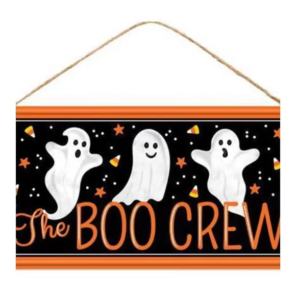 Craig Bachman Table Decor>Boo Crew Sign