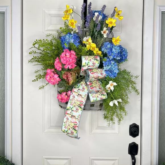 * Door Decor>Bountiful Spring Basket