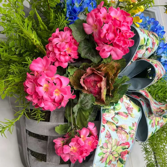 * Door Decor>Bountiful Spring Basket