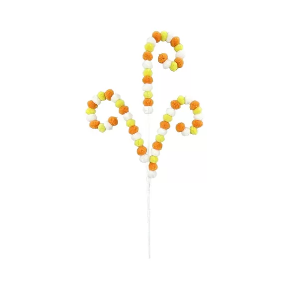 Liberty Floral Floral>Candy Corn Felt Ball Spray