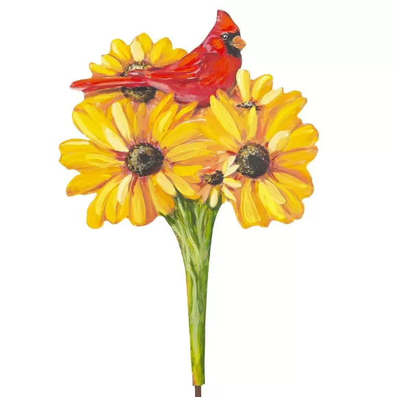 The Round Top Collection Wall Decor>Cardinal Sunflower