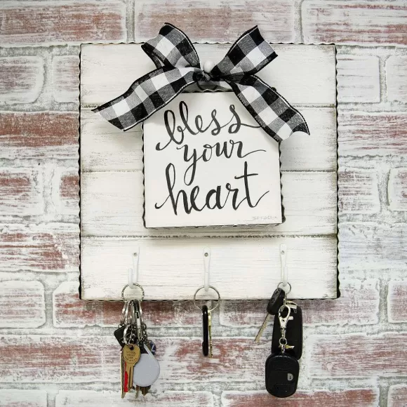 The Round Top Collection Wall Decor>Charm Board With Hooks Display Base