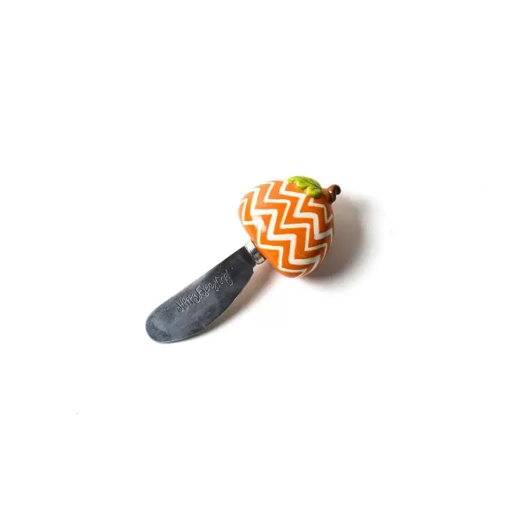 Coton Colors Kitchen & Dining>Chevron Pumpkin Appetizer Spreader By Happy Everything!