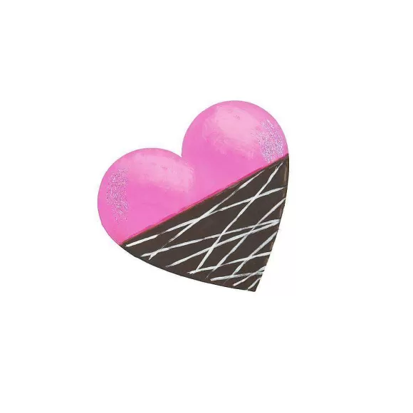 The Round Top Collection Wall Decor>Chocolate Dipped Heart Magnet