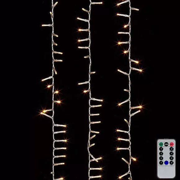 RAZ Lights>Clear Snake Garland With Warm White Lights-36.5'