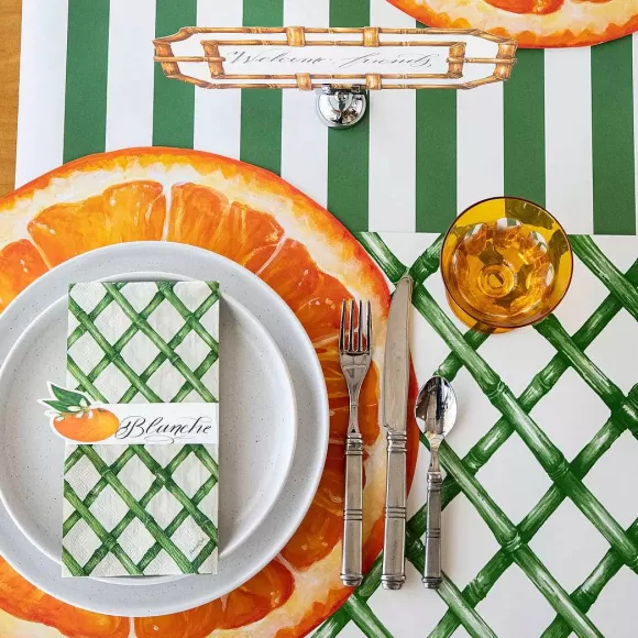 Hester & Cook Kitchen & Dining>Die Cut Orange Slice Placemat Sheets