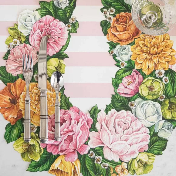 Hester & Cook Kitchen & Dining>Die-Cut Derby Wreath Placemat Sheets