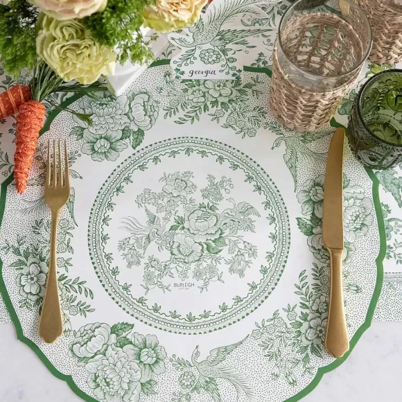 Hester & Cook Party Diy>Die-Cut Green Asiatic Pheasants Sheets