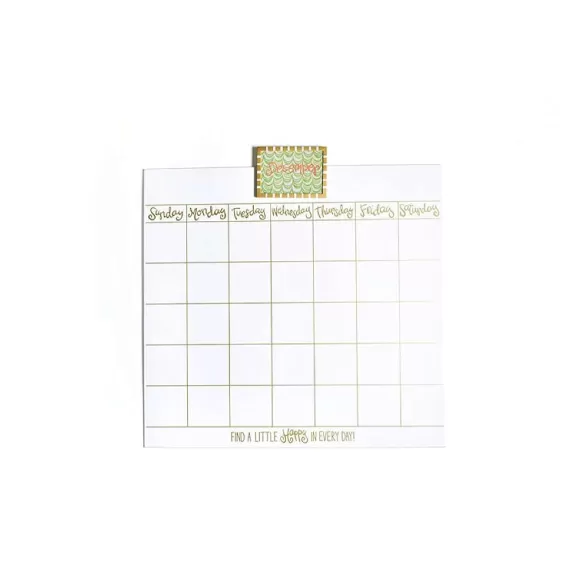 Happy Everything Hanging Decor>Dry Erase Big Calendar By !