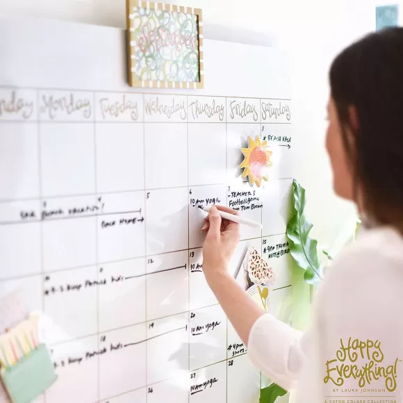 Happy Everything Hanging Decor>Dry Erase Big Calendar By !