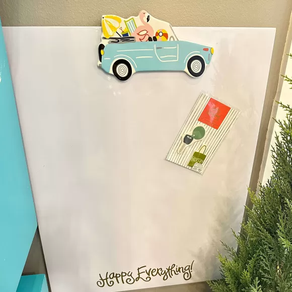 Happy Everything Hanging Decor>Dry Erase Magnetic Message Board By !