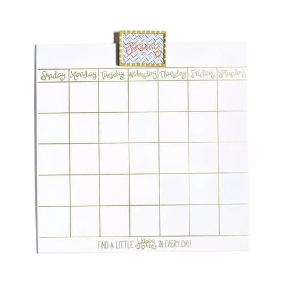 Happy Everything Hanging Decor>Dry Erase Mini Calendar By !