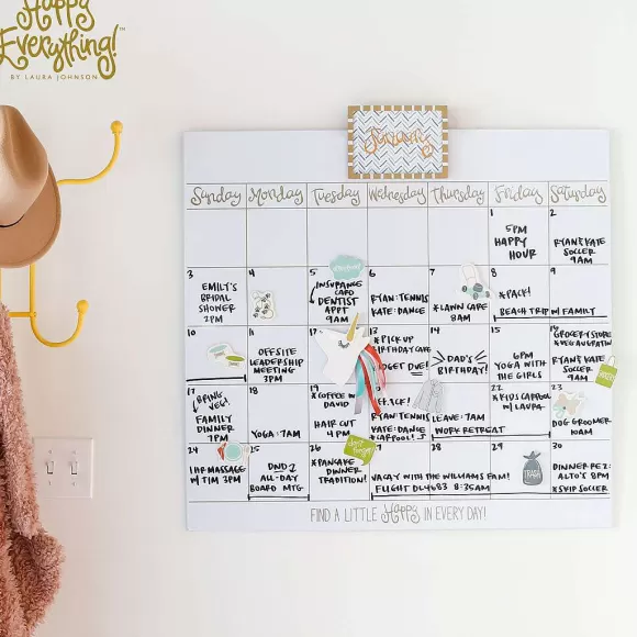 Happy Everything Hanging Decor>Dry Erase Mini Calendar By !