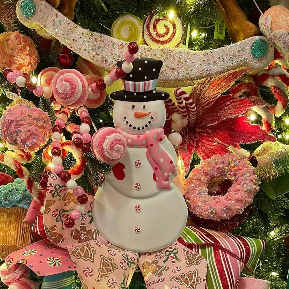 Craig Bachman Signs>Embossed Snowman With Scarf