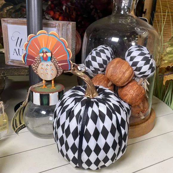 Liberty Floral Home Accents>Fabric Harlequin Pumpkin, Large