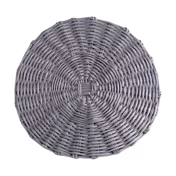 Beatriz Ball Kitchen & Dining>Faux Wicker Placemats, Gray