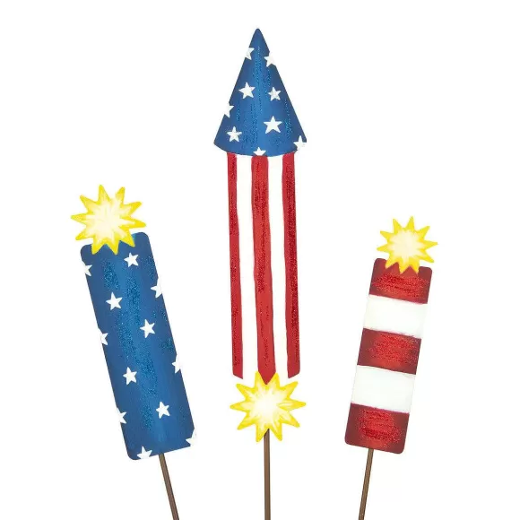 The Round Top Collection Focal Points>Festive 4Th Of July Stake