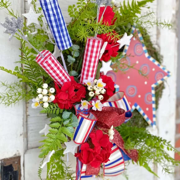 Liberty Floral Floral>Festive Fourth Of July Floral Spray