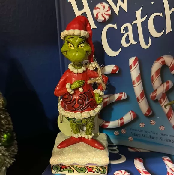 Department 56 Figurines>Fig Happy Grinch, Dept. 56 Village