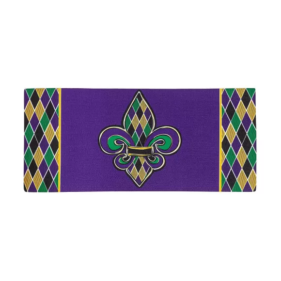 Evergreen Mardi Gras>Fleur De Lis Sassafras Switch Mat Insert