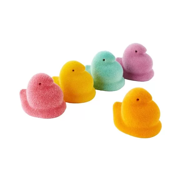 180 Degrees Home Accents>Flocked Chick Peeps, 6"