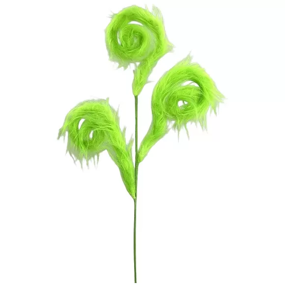 Liberty Floral Picks>Furry Spiral Curly Pick, Lime