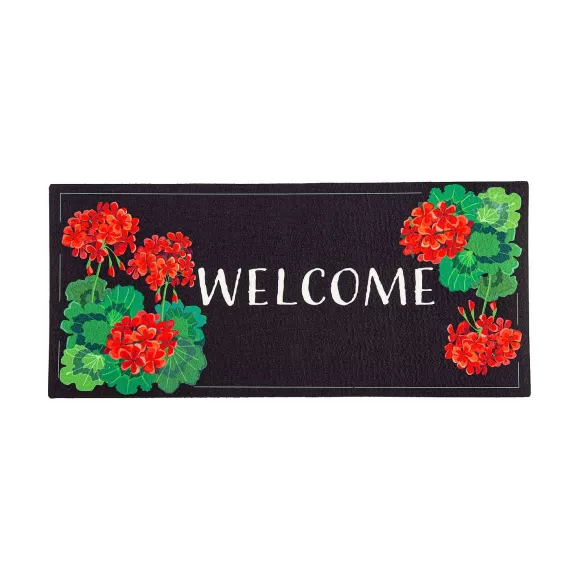 Evergreen Rugs & Mats>Geranium Welcome Sassafras Switch Mat