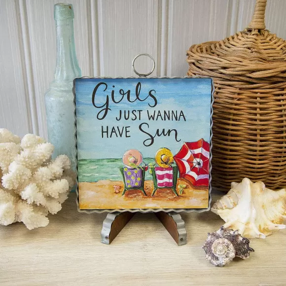 The Round Top Collection Wall Decor>Girls Just Wanna Have Sun Mini Gallery Art