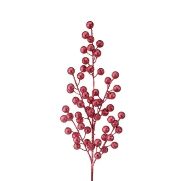 Regency Sprays>Glitter Ball Berry Spray, 28"