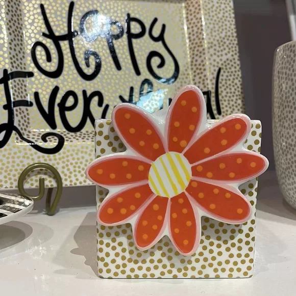 Happy Everything Table Decor>Gold Mini Dot Small Nesting Cube By !