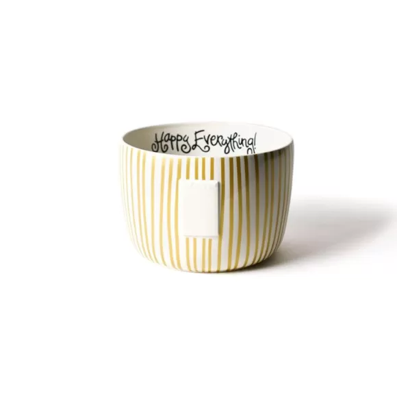 Happy Everything Kitchen & Dining>Gold Stripe Big Bowl By !