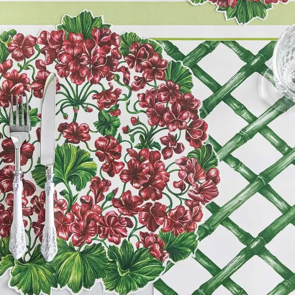 Hester & Cook Spring>Green Lattice Placemat Sheets